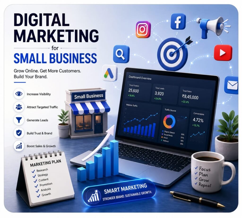 Digital Marketing for Small Business – Grow Online, Get More Customers